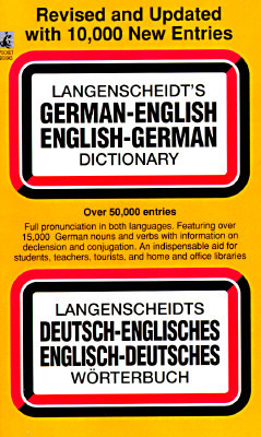 Langenscheidt's German-English English-German Dictionary by A.C. Pomahoba, Langenscheidt