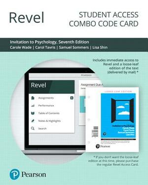 Revel for Invitation to Psychology -- Combo Access Card by Samuel Sommers, Carole Wade, Carol Tavris