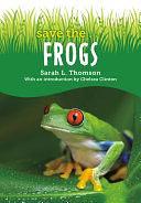 Save the...Frogs by Chelsea Clinton, Sarah L. Thomson