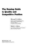 The Deming Guide to Quality and Competitive Position by Shelly J. Gitlow, Howard S. Gitlow