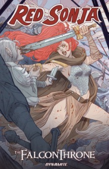 Red Sonja: The Falcon Throne by Marguerite Bennett, Marguerite Sauvage, Aneke