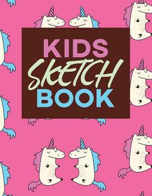 Sketchbook: (kawaii Cute Pink Unicorn Cartoon) by Frasier Cheng-Binns