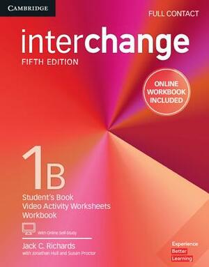 Interchange Level 1b Full Contact with Online Self-Study and Online Workbook by Jack C. Richards