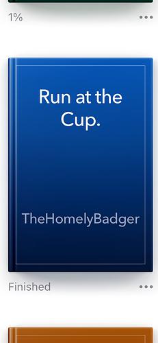 Run at The Cup by TheHomelyBadger