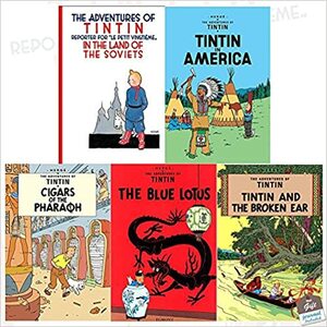 The Adventures of Tintin Collection Series 1 : 5 Books Set With Gift Journal by Hergé