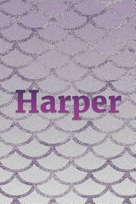 Harper: Writing Paper & Purple Mermaid Cover by Lynette Cullen