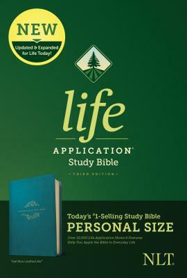 NLT Life Application Study Bible, Third Edition, Personal Size (Leatherlike, Teal Blue) by 