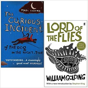 The Curious Incident of the Dog and Lord of the Flies (2 Books Collection Set) by Mark Haddon, William Golding