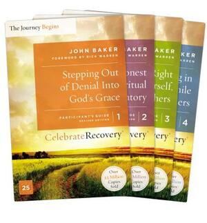Celebrate Recovery Updated Participant's Guide Set, Volumes 1-4: A Recovery Program Based on Eight Principles from the Beatitudes by John Baker