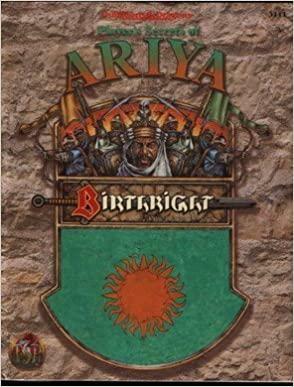 Ariya Domain Pack; Birthright: Legacy of Kings Accessory: Birthright: Legacy of Kings Accessory by TSR Inc.