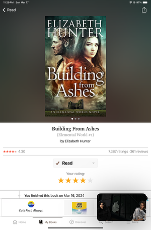 Building From Ashes by Elizabeth Hunter
