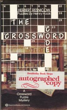The Crossword Code by Henry Hook, Herbert Resnicow