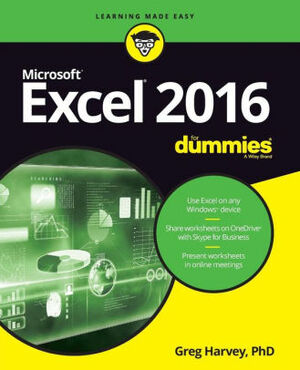 Excel 2016 For Dummies by Greg Harvey