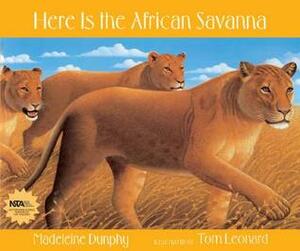 Here Is the African Savanna by Tom Leonard, Madeleine Dunphy