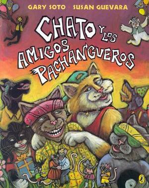 Chato y Los Amigos Pachangueros (Chato and the Party Animals) (4 Paperback/1 CD) [With 4 Paperbacks] by Gary Soto
