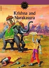 Krishna and Narakasura by M.N. Nangare, Kamala Chandrakant, Anant Pai