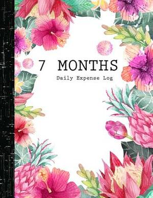 7 Months: Daily Expense Log: Stock Record Tracker: Daily Sales Log Book by Log Book Corner