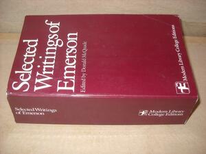Selected Writings Of Emerson by Ralph Waldo Emerson