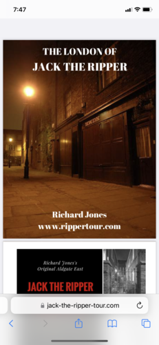 The London of Jack the Ripper  by Richard Jones