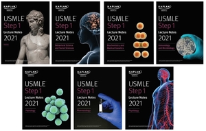 USMLE Step 1 Lecture Notes 2021: 7-Book Set by Kaplan Medical