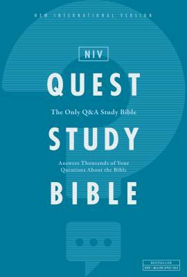 Niv, Quest Study Bible, Hardcover, Comfort Print: The Only Q and A Study Bible by The Zondervan Corporation