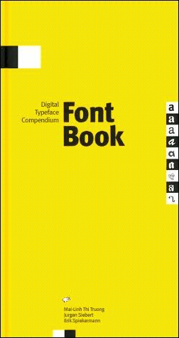 Font Book Digital Typeface Compendium by Erik Spiekermann