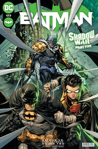 Shadow War, Part 5 - Too Many #@^$°%& Questions; Batman Versus Deathstroke... and the Joker! by Joshua Williamson