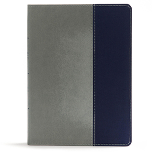 CSB Apologetics Study Bible for Students, Gray/Navy Leathertouch by Sean McDowell, Csb Bibles by Holman