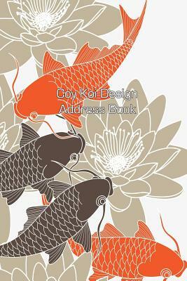 Coy Koi Design Address Book by Jot Spot Stationary