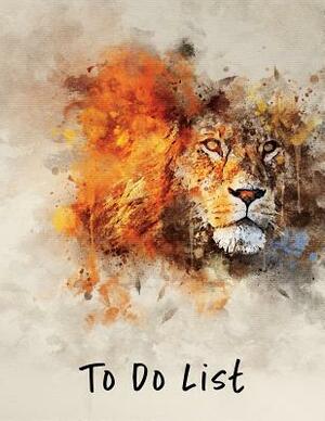 To Do List: Lion 8.5x11 by Marian Blake