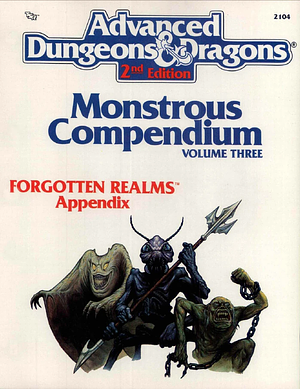 Monstrous Compendium: Forgotten Realms Appendix by David Zeb Cook