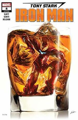 Tony Stark: Iron Man #8 by Dan Slott, Valerio Schiti, Alexander Lozano