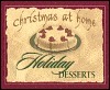 Holiday Desserts (Christmas at Home (Barbour)) by Gail Sattler