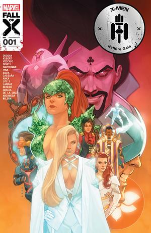 X-Men: Hellfire Gala 2023 #1 by Pepe Larraz, Adam Kubert, Valerio Schitti, Matteo Lolli, Javier Pina, R.B. Silva, Joshua Cassara, Luciano Vecchio, Kris Anka, Russell Dauterman, Gerry Duggan