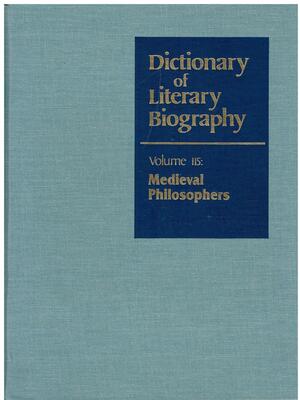 Dictionary of Literary Biography, Volume 115 by Jeremiah Hackett