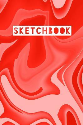 Sketchbook: Abstract Liquid Marble Red Design by Frasier Cheng-Binns