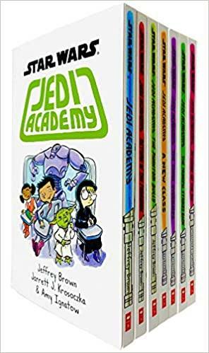 Star Wars Jedi Academy Series 7 Books Collection Set by Jarrett J. Krosoczka, Jeffrey Brown, Amy Ignatow