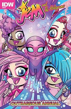 Jem and the Holograms (2015-) Outrageous Annual #1 by Amy Mebberson, Agnes Garbowska, Kelly Thompson, Jen Bartel, Arielle Jovellanos