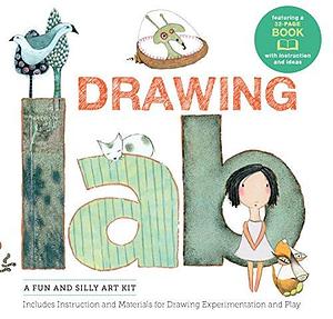 Drawing Lab Kit: A Fun and Silly Art Kit, Includes Instructions and Materials for Drawing Experimentation and Play Burst: featuring a 32-page book with instructions and ideas by Carla Sonheim