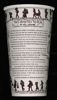 Two minutes to run by Neil Gaiman