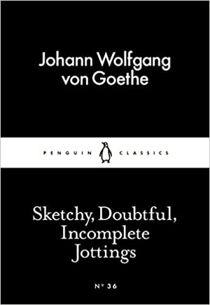 Sketchy, Doubtful, Incomplete Jottings by Johann Wolfgang von Goethe