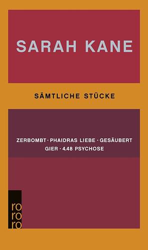 Sämtliche Stücke by Sarah Kane