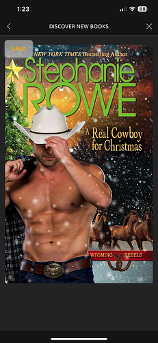 A Real Cowboy for Christmas by Stephanie Rowe