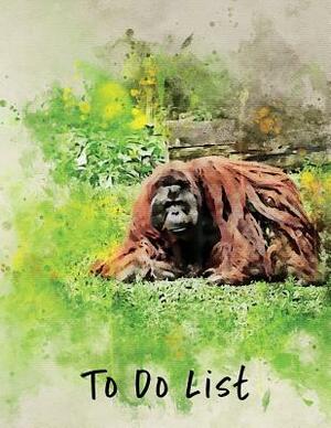 To Do List: Orangutang 8.5x11 by Marian Blake