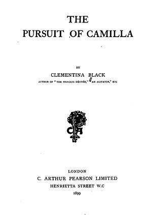 The Pursuit of Camilla by Clementina Black