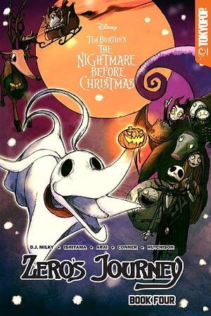 Disney Manga: Tim Burton's The Nightmare Before Christmas -- Zero's Journey Graphic Novel Book 4 by D.J. Milky