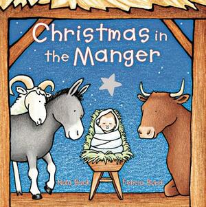 Christmas in the Manger Padded Board Book by Nola Buck
