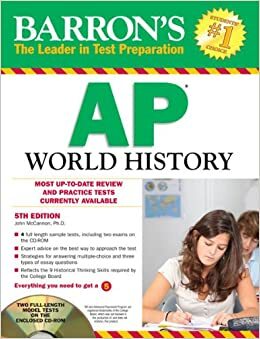 Barron's AP World History with CD-ROM by John McCannon