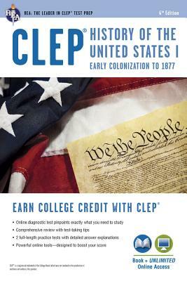 Clep(r) History of the U.S. I Book + Online by Editors of Rea