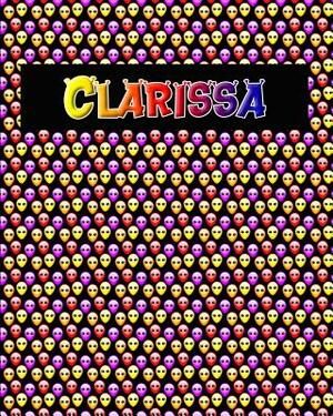 120 Page Handwriting Practice Book with Colorful Alien Cover Clarissa: Primary Grades Handwriting Book by Sheldon Franks